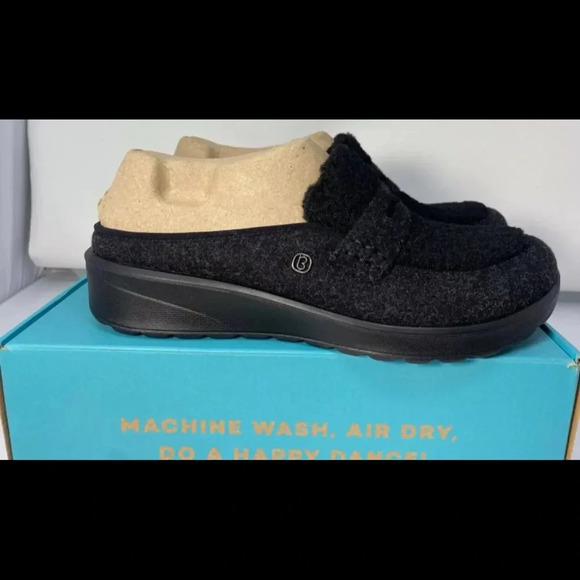 Bzees Georgia Women's Washable Sparkle Knit Mule Black Size 9 New with Box NWT - Picture 4 of 15
